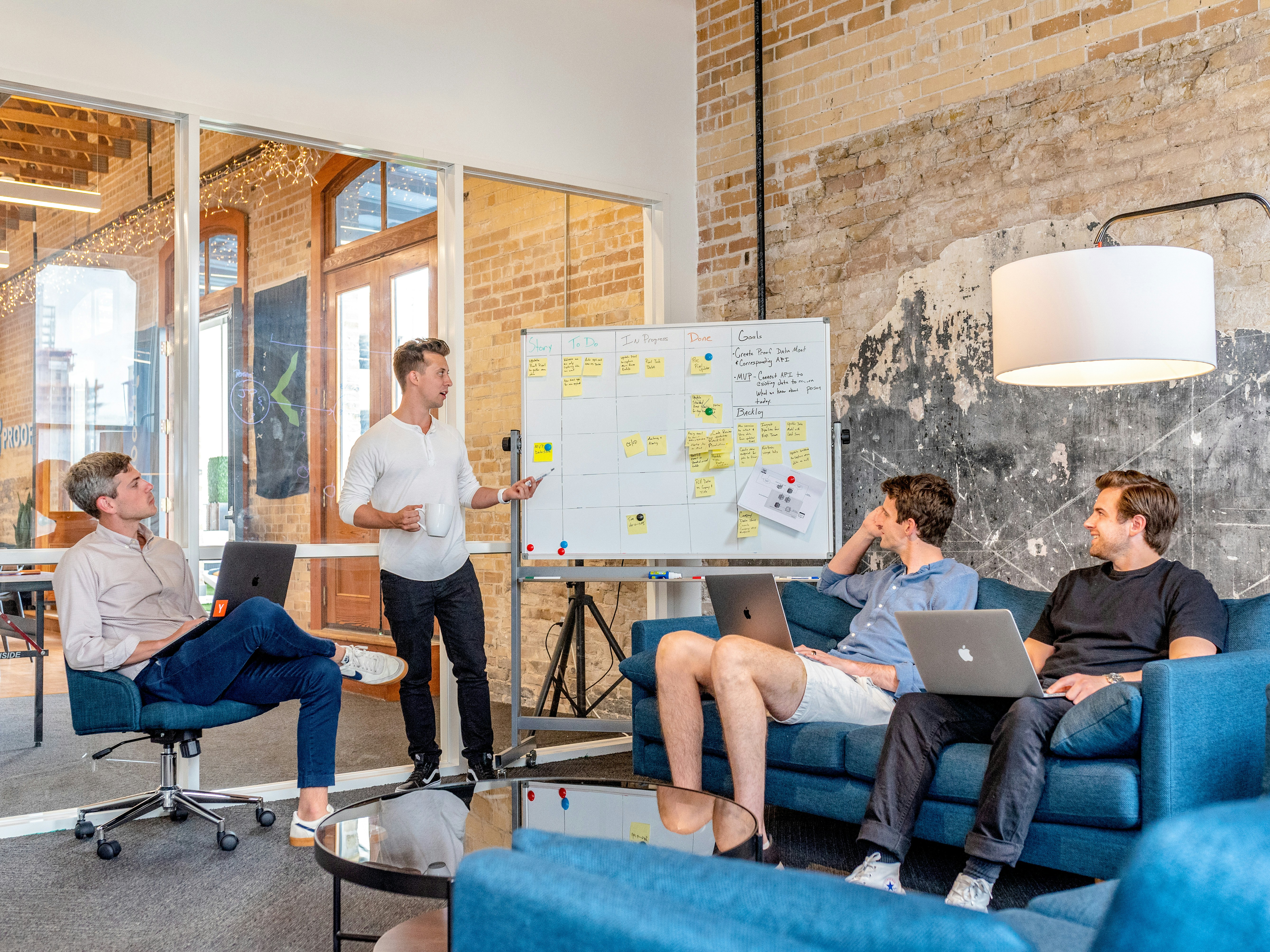 Supply chain consultant working